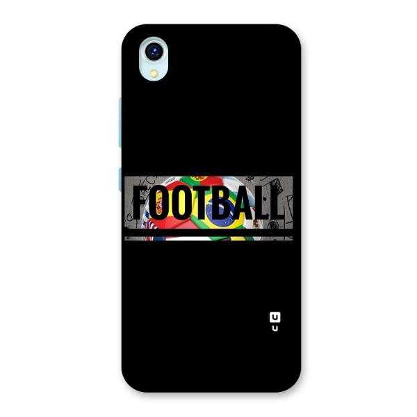 Football Typography Back Case for Vivo Y1s