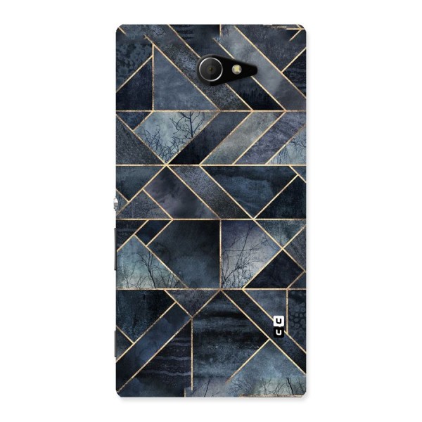 Forest Abstract Lines Back Case for Sony Xperia M2