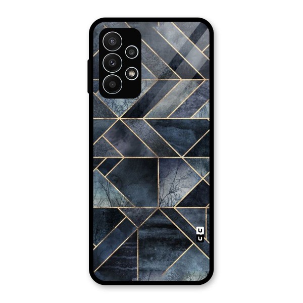 Forest Abstract Lines Glass Back Case for Galaxy A23