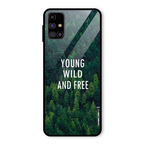 Forest Wanderlust Glass Back Case for Galaxy M31s