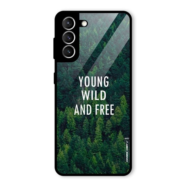 Forest Wanderlust Glass Back Case for Galaxy S21 5G