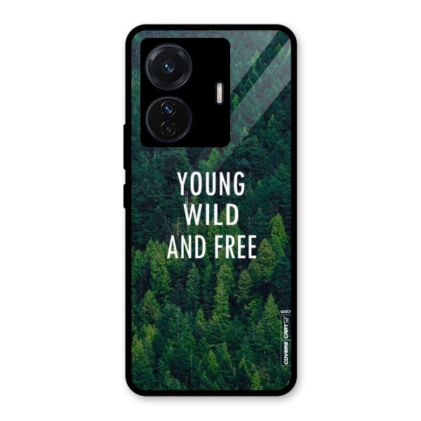 Forest Wanderlust Glass Back Case for Vivo T1 Pro