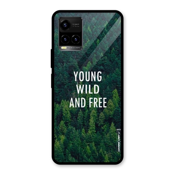 Forest Wanderlust Glass Back Case for Vivo Y21 2021