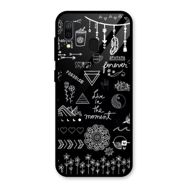 Forever Moment Glass Back Case for Galaxy A30