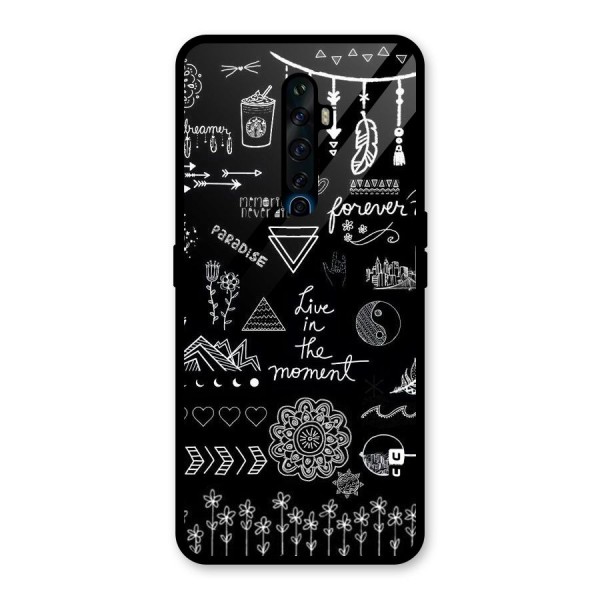 Forever Moment Glass Back Case for Oppo Reno2 Z