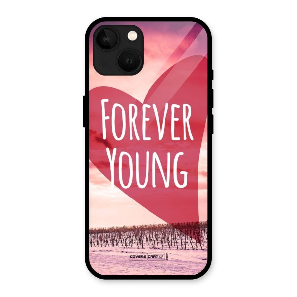 Forever Young Glass Back Case for iPhone 13