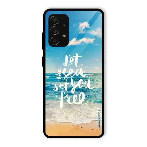 Free Sea Glass Back Case for Galaxy A53 5G