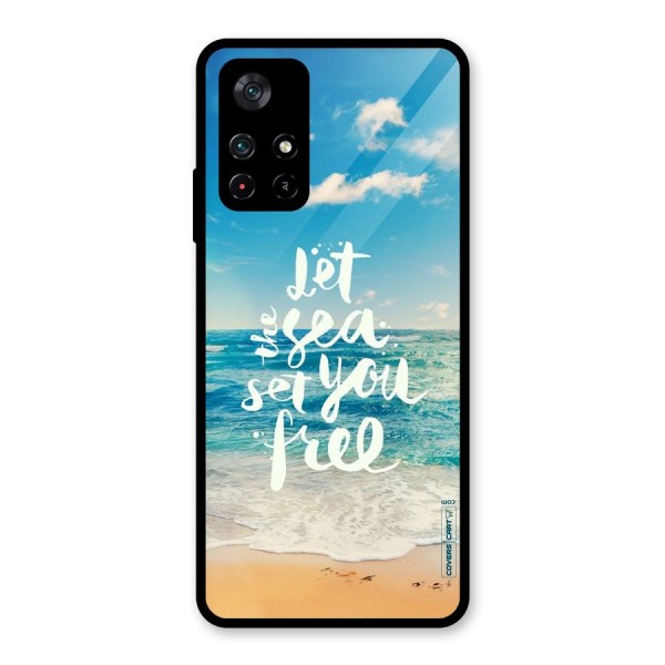 Free Sea Glass Back Case for Poco M4 Pro 5G