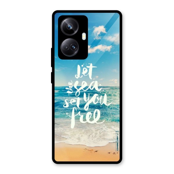 Free Sea Glass Back Case for Realme 10 Pro Plus