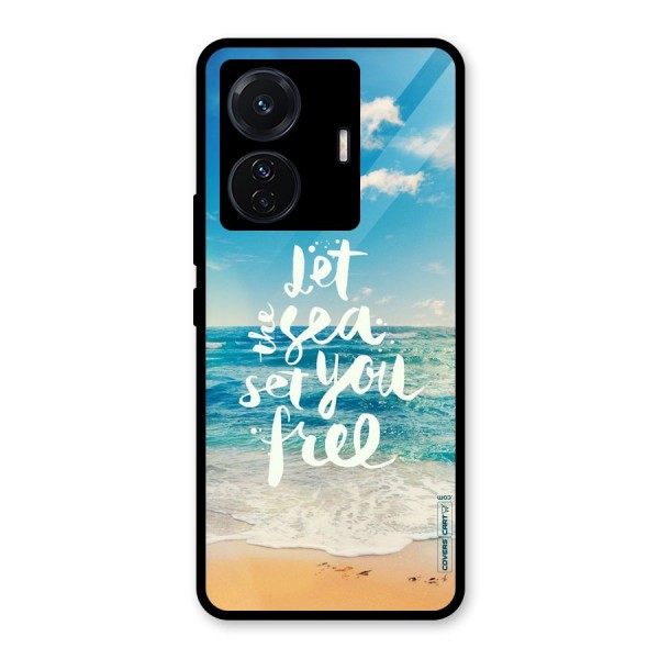 Free Sea Glass Back Case for Vivo T1 Pro