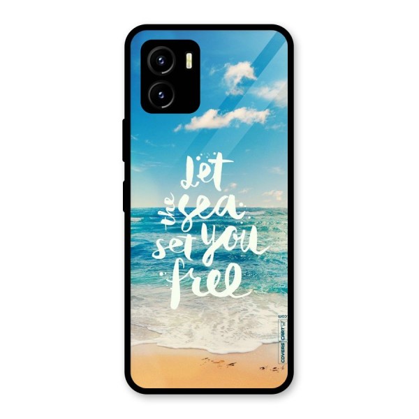 Free Sea Glass Back Case for Vivo Y15s