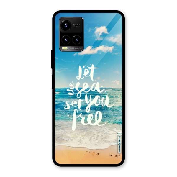 Free Sea Glass Back Case for Vivo Y21 2021