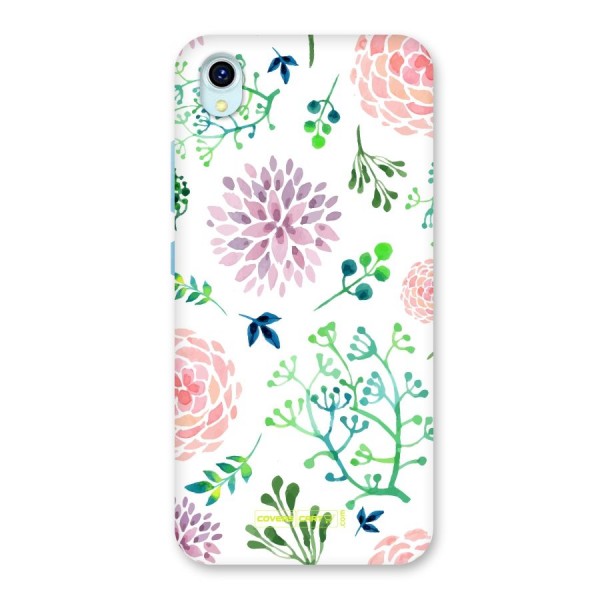 Fresh Floral Back Case for Vivo Y1s