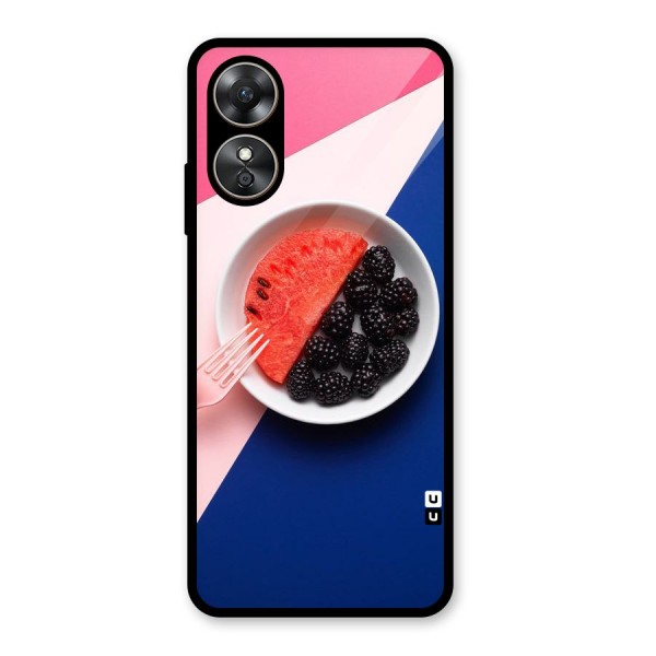 Fresh Fruit Season Glass Back Case for Oppo A17