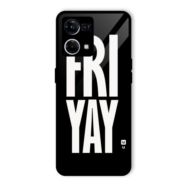 Fri Yay Glass Back Case for Oppo F21s Pro 4G