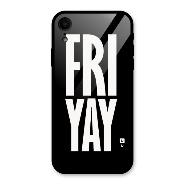 Fri Yay Glass Back Case for XR