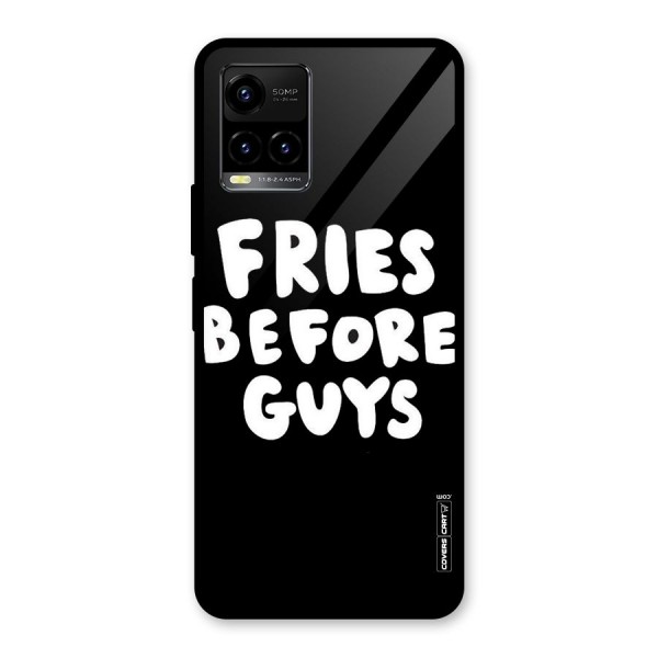 Fries Always Glass Back Case for Vivo Y21G