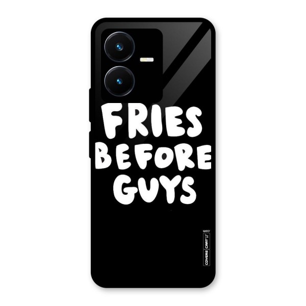 Fries Always Glass Back Case for Vivo Y22