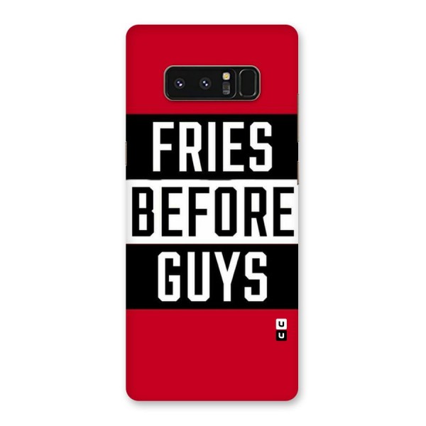 Fries Love Stripes Back Case for Galaxy Note 8