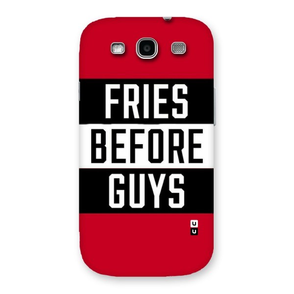 Fries Love Stripes Back Case for Galaxy S3 Neo