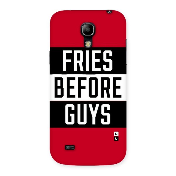 Fries Love Stripes Back Case for Galaxy S4 Mini