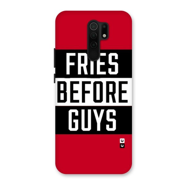 Fries Love Stripes Back Case for Redmi 9 Prime