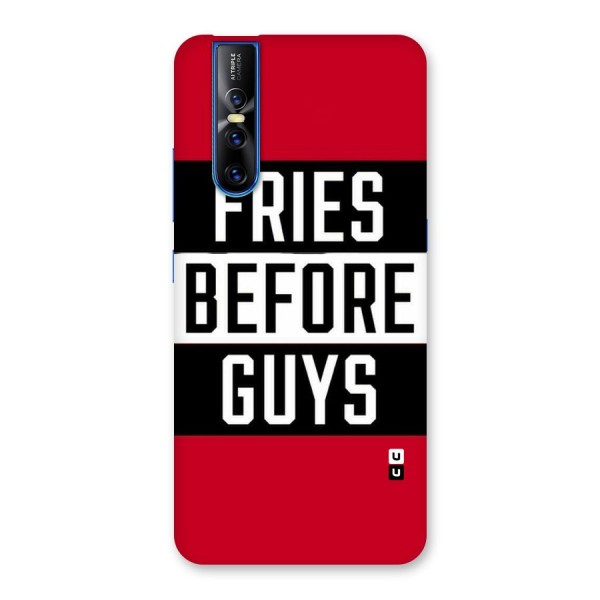 Fries Love Stripes Back Case for Vivo V15 Pro