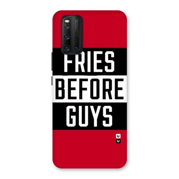 Fries Love Stripes Back Case for Vivo iQOO 3