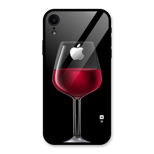 Fruit Printed Design Glass Back Case for XR