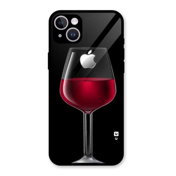 Fruit Printed Design Glass Back Case for iPhone 14 Plus