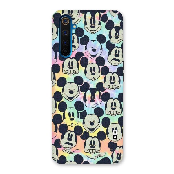 Fun Rainbow Faces Back Case for Realme 6 Pro