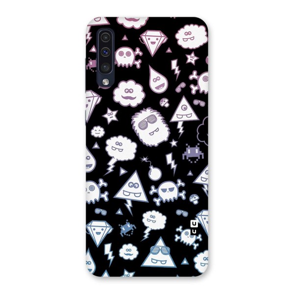 Funny Faces Back Case for Galaxy A50