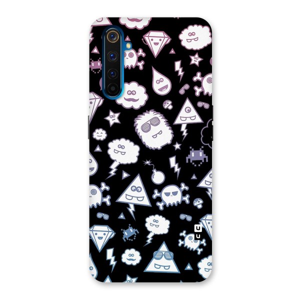 Funny Faces Back Case for Realme 6 Pro