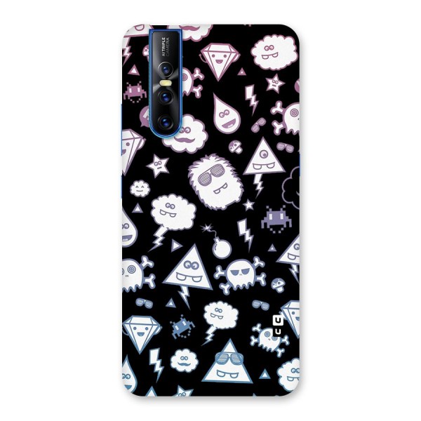 Funny Faces Back Case for Vivo V15 Pro