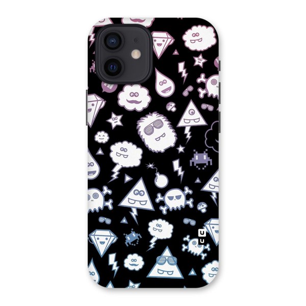 Funny Faces Back Case for iPhone 12