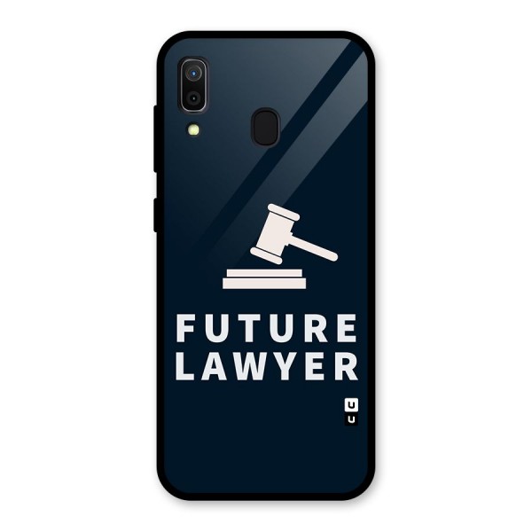 Future Lawyer Glass Back Case for Galaxy A30