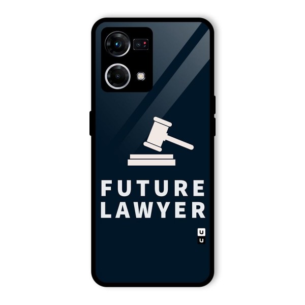 Future Lawyer Glass Back Case for Oppo F21s Pro 4G