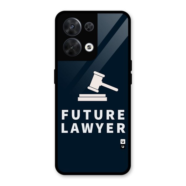 Future Lawyer Glass Back Case for Oppo Reno8 5G