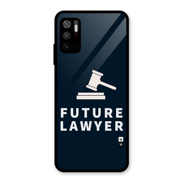 Future Lawyer Glass Back Case for Poco M3 Pro 5G