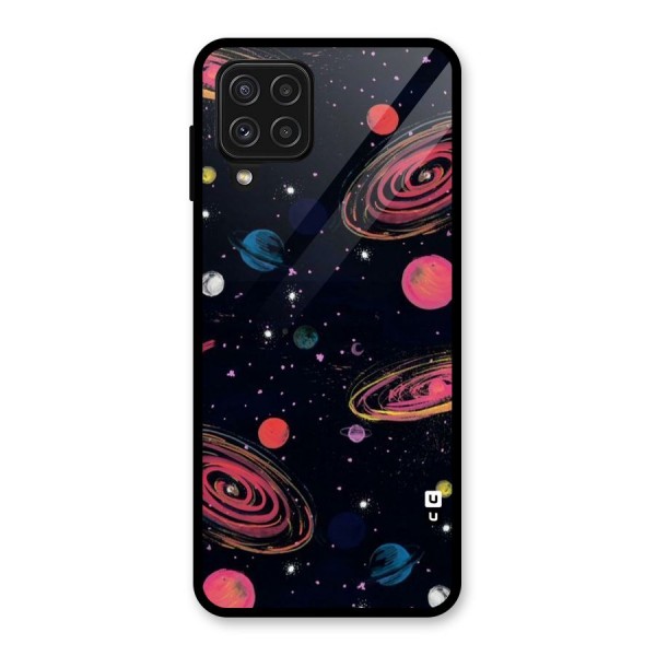 Galaxy Beauty Glass Back Case for Galaxy A22 4G