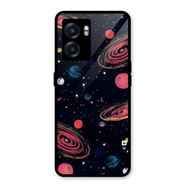 Galaxy Beauty Glass Back Case for Oppo K10 (5G)