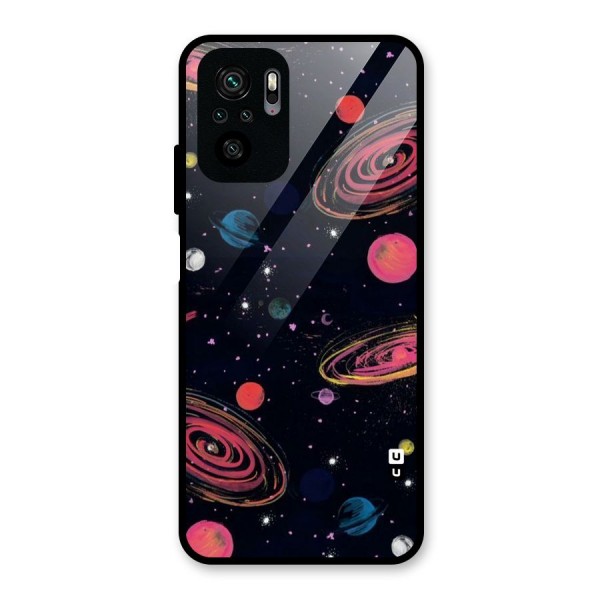 Galaxy Beauty Glass Back Case for Redmi Note 10