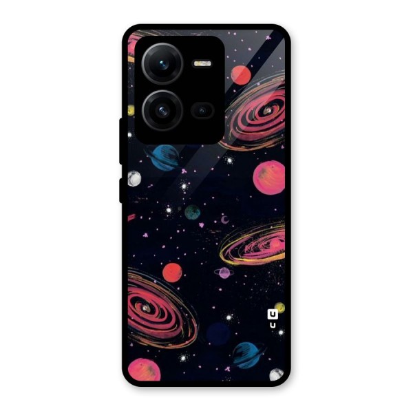 Galaxy Beauty Glass Back Case for Vivo V25