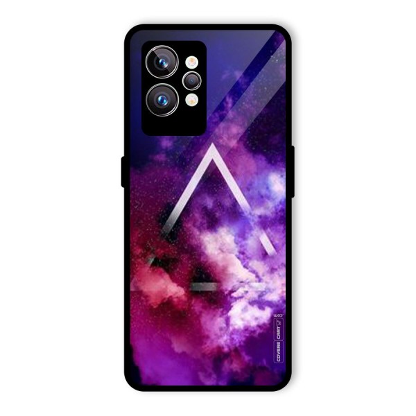 Galaxy Smoke Hues Glass Back Case for Realme GT2 Pro