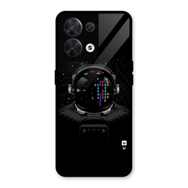 Gamer Head Glass Back Case for Oppo Reno8 5G