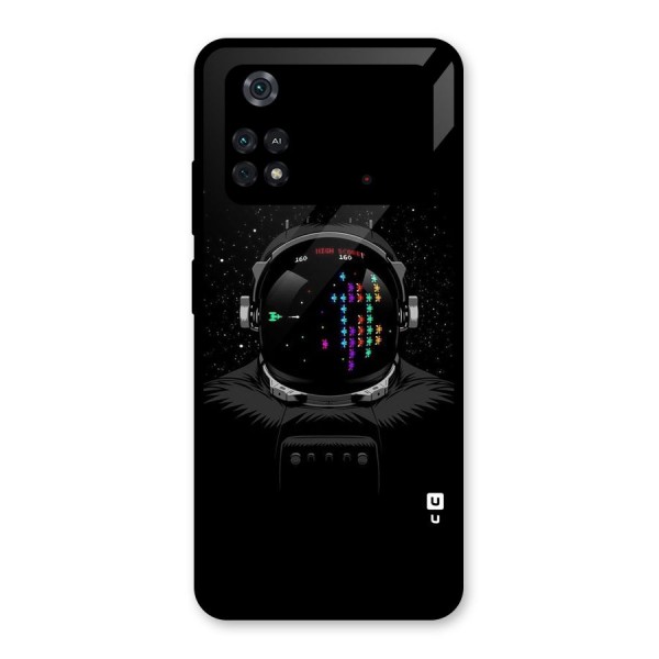 Gamer Head Glass Back Case for Poco M4 Pro 4G