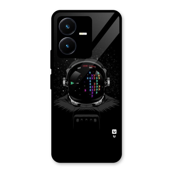 Gamer Head Glass Back Case for Vivo Y22