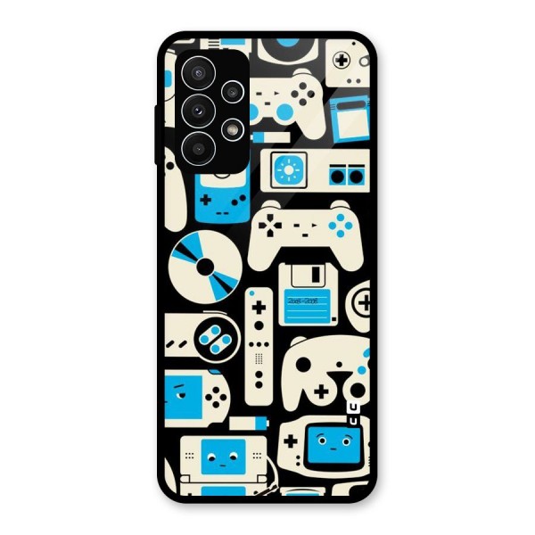 Gamers Glass Back Case for Galaxy A23