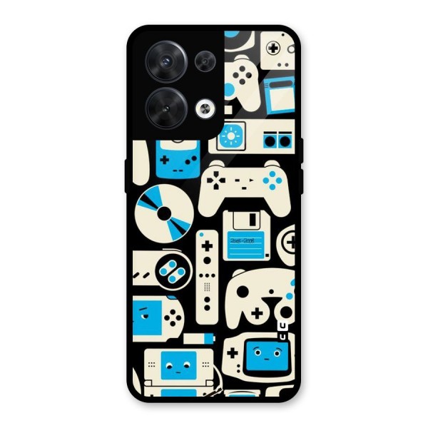 Gamers Glass Back Case for Oppo Reno8 5G