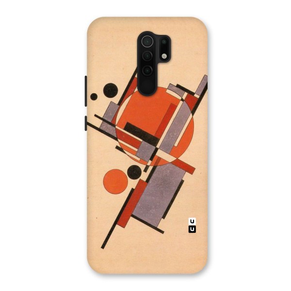 Geo Abstract Metrics Back Case for Redmi 9 Prime